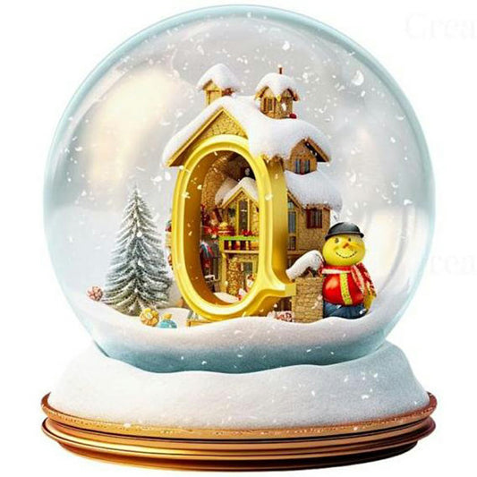 Christmas Crystal Ball Q - Full Round Drill Diamond Painting 30*30CM