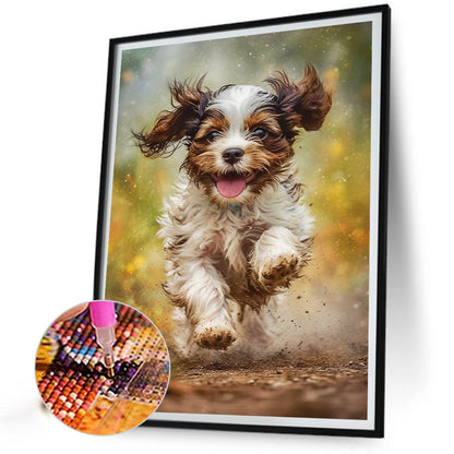 Puppy - Full Square Drill Diamond Painting 40*50CM