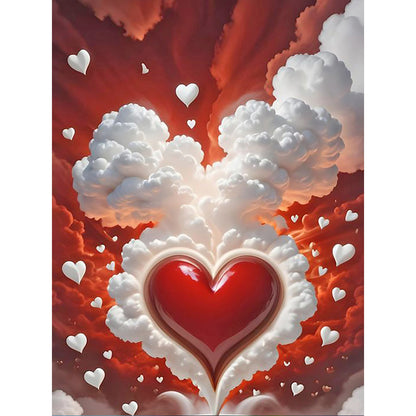 Cloud Of Love - Full Round Drill Diamond Painting 30*40CM