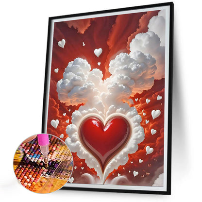 Cloud Of Love - Full Round Drill Diamond Painting 30*40CM