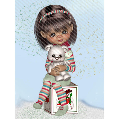 Model Doll - Full Round Drill Diamond Painting 30*40CM