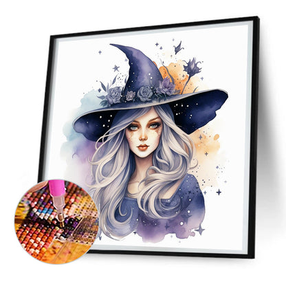 Witch - Full Round Drill Diamond Painting 30*30CM