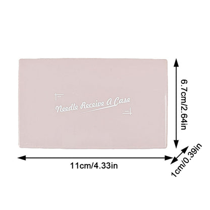 Rectangle Magnetic Needle Keeper for Needlework Embroidery Craft 11x6.7cm (Pink)