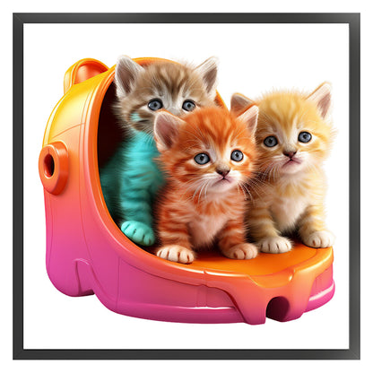 Animal - 18CT Stamped Cross Stitch 30*30CM