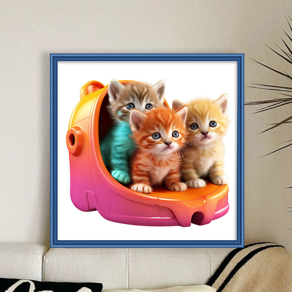 Animal - 18CT Stamped Cross Stitch 30*30CM