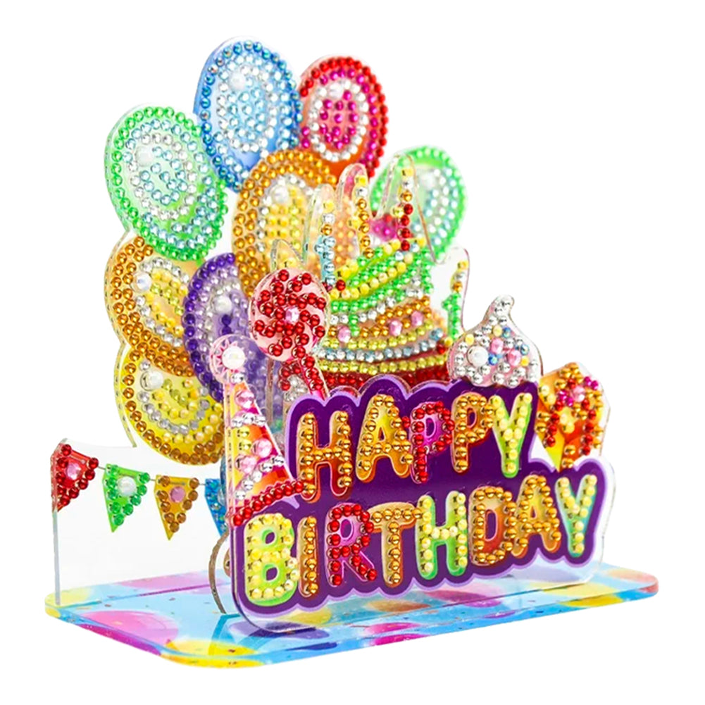 Acrylic Diamond Painting Desktop Decor for Office Desktop Decor (Balloon Party)