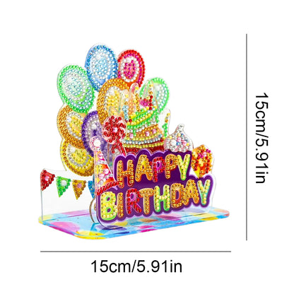 Acrylic Diamond Painting Desktop Decor for Office Desktop Decor (Balloon Party)