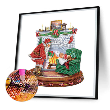 Santa Claus - Special Shaped Drill Diamond Painting 30*30CM