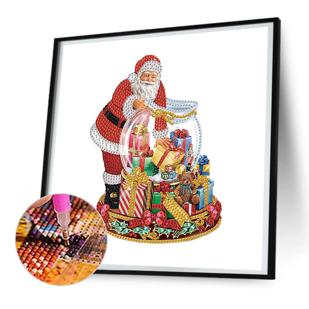 Santa Claus - Special Shaped Drill Diamond Painting 30*30CM