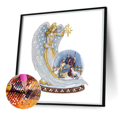 Jesus Angel - Special Shaped Drill Diamond Painting 30*30CM