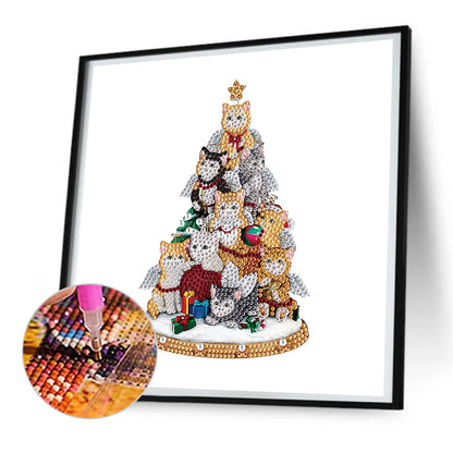 Christmas Atmosphere - Special Shaped Drill Diamond Painting 30*30CM