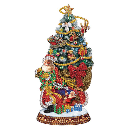 Christmas Atmosphere - Special Shaped Drill Diamond Painting 30*30CM