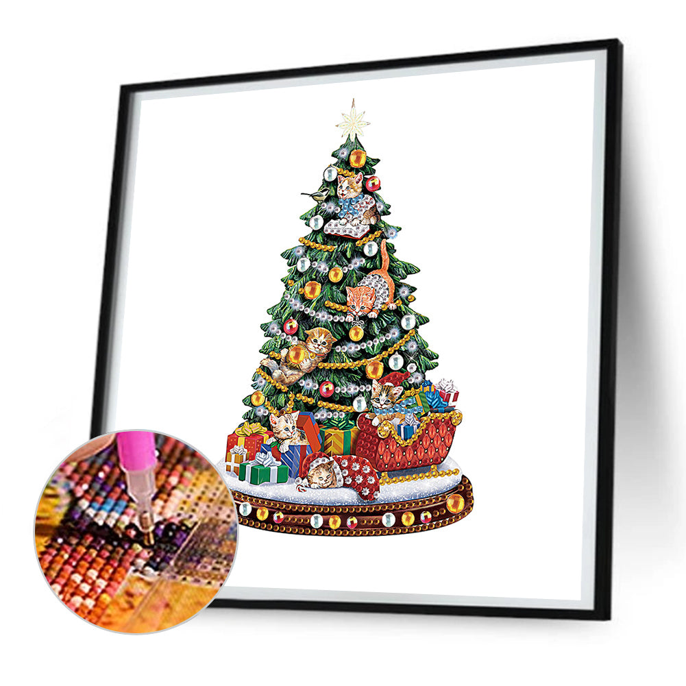 Christmas Atmosphere - Special Shaped Drill Diamond Painting 30*30CM