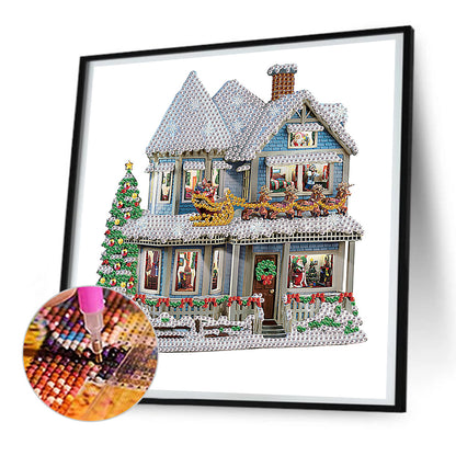 Christmas Atmosphere - Special Shaped Drill Diamond Painting 30*30CM