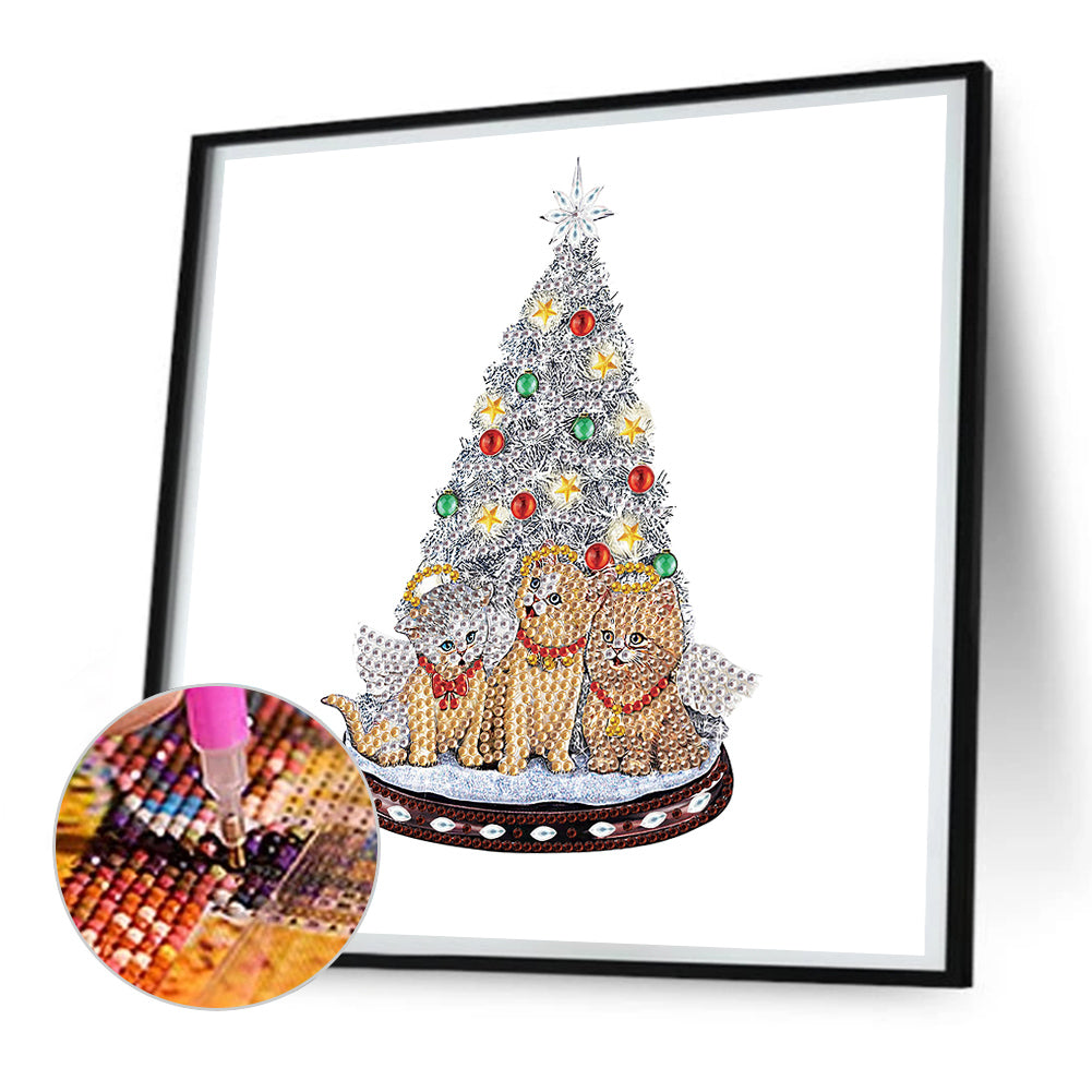 Christmas Atmosphere - Special Shaped Drill Diamond Painting 30*30CM