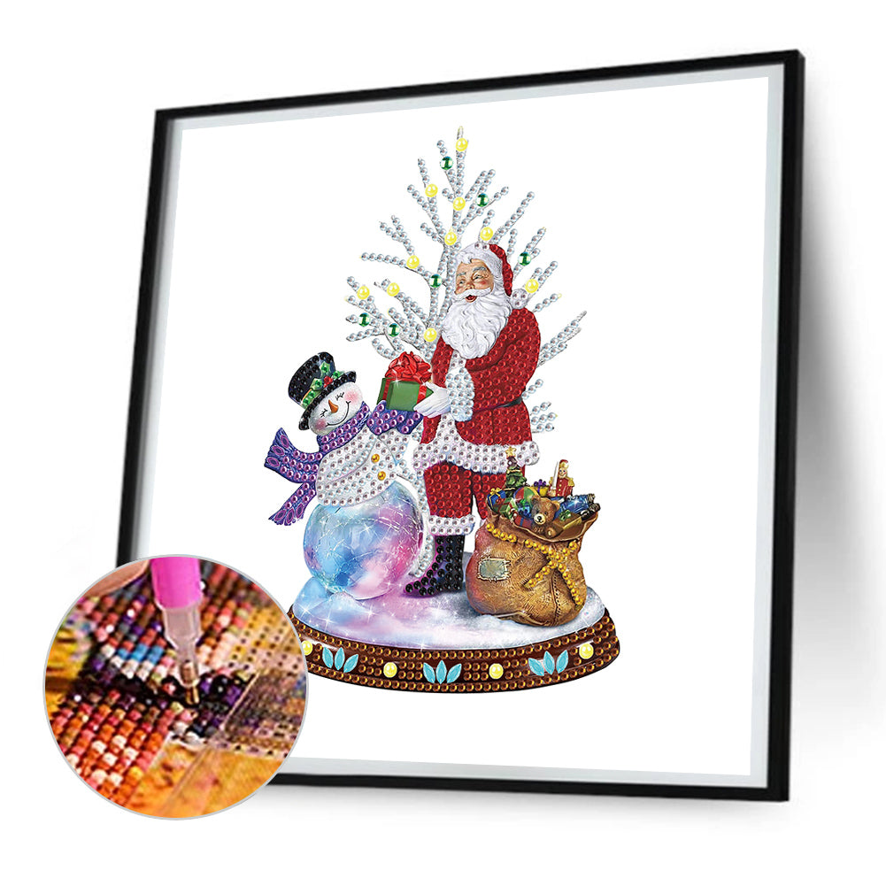 Christmas Snowman - Special Shaped Drill Diamond Painting 30*30CM