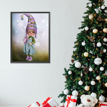 Elf Doll - Full Round Drill Diamond Painting 30*40CM
