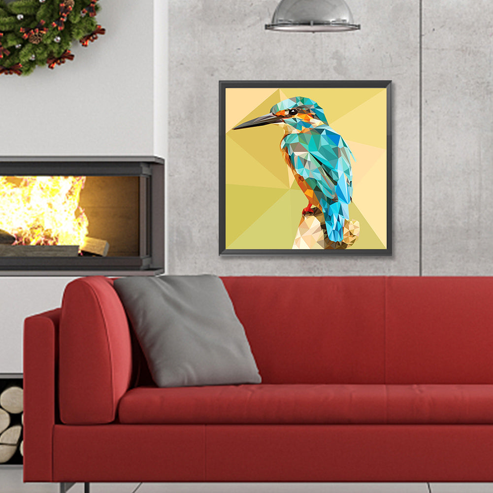 Oil Paint Element Branch Bird - Full Round Drill Diamond Painting 30*30CM