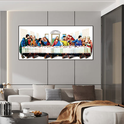 Religion-The Last Supper - Full Round Drill Diamond Painting 110*50CM