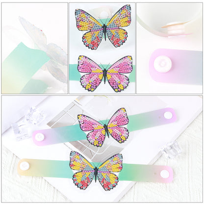 Butterfly Diamond Painting Wristbands Diamond Painting Bracelet for Kids (#4)
