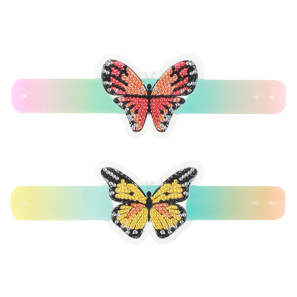 Butterfly Diamond Painting Wristbands Diamond Painting Bracelet for Kids (#6)