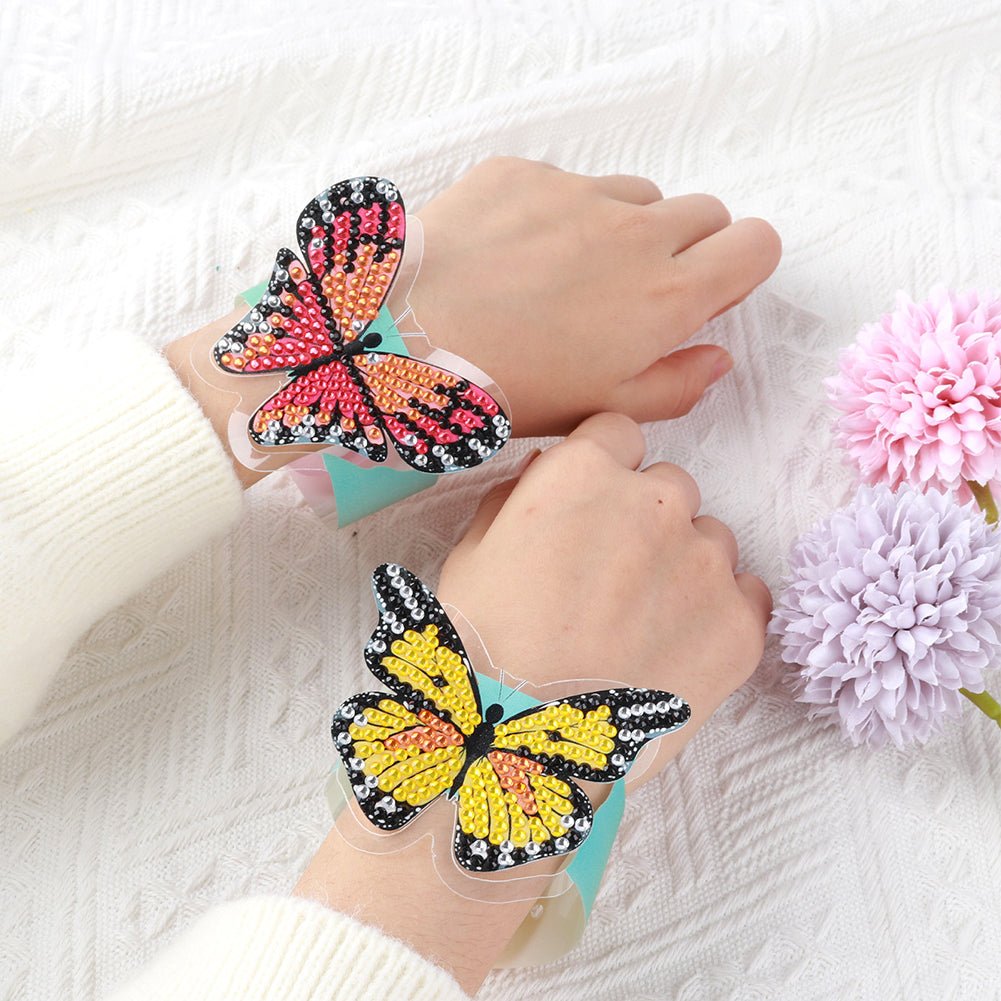Butterfly Diamond Painting Wristbands Diamond Painting Bracelet for Kids (#6)