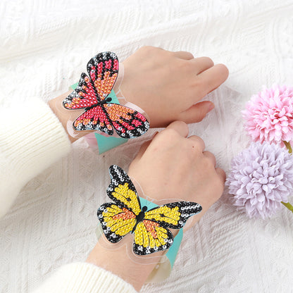 Butterfly Diamond Painting Wristbands Diamond Painting Bracelet for Kids (#6)