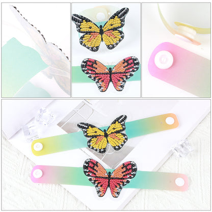 Butterfly Diamond Painting Wristbands Diamond Painting Bracelet for Kids (#6)
