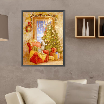 Warm Christmas - Full Round Drill Diamond Painting 30*40CM