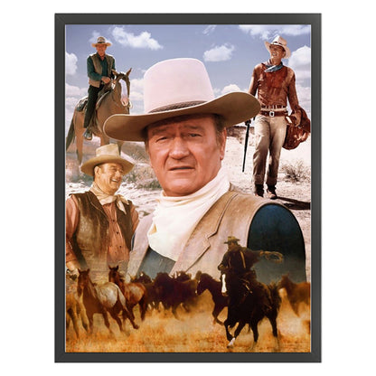 John Wayne Actor - 11CT Stamped Cross Stitch 40*55CM