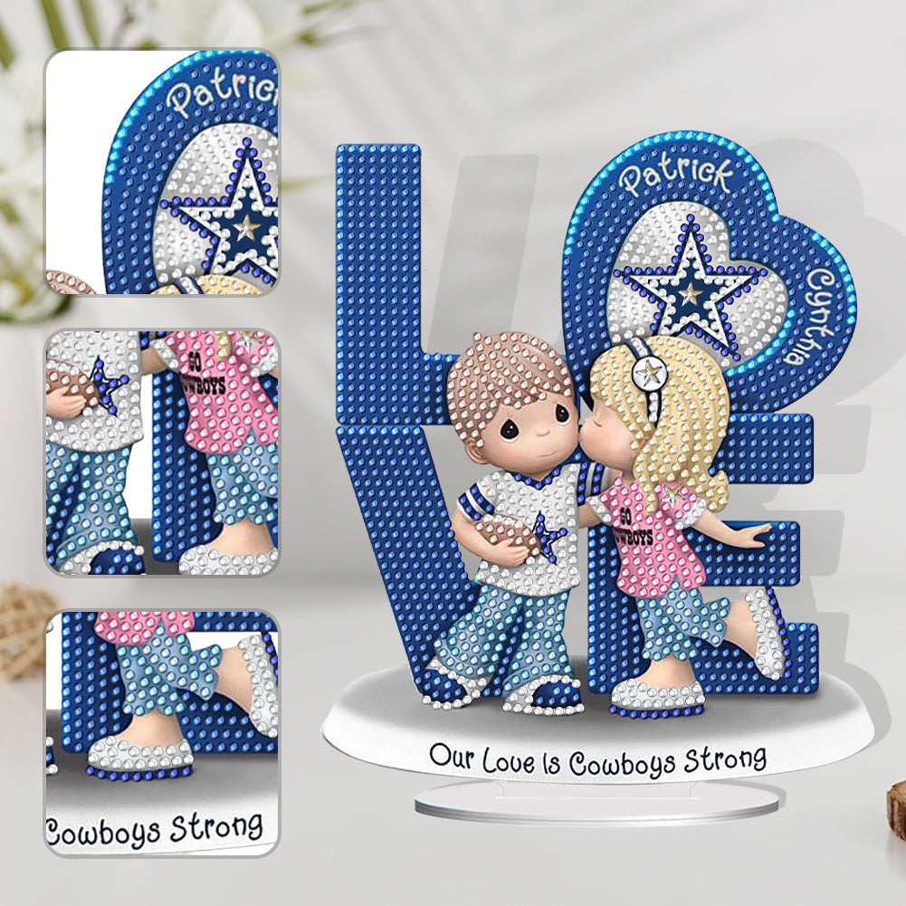 Warm Family Diamond Painting Desktop Ornaments Kit for Office Desktop Decor (#1)