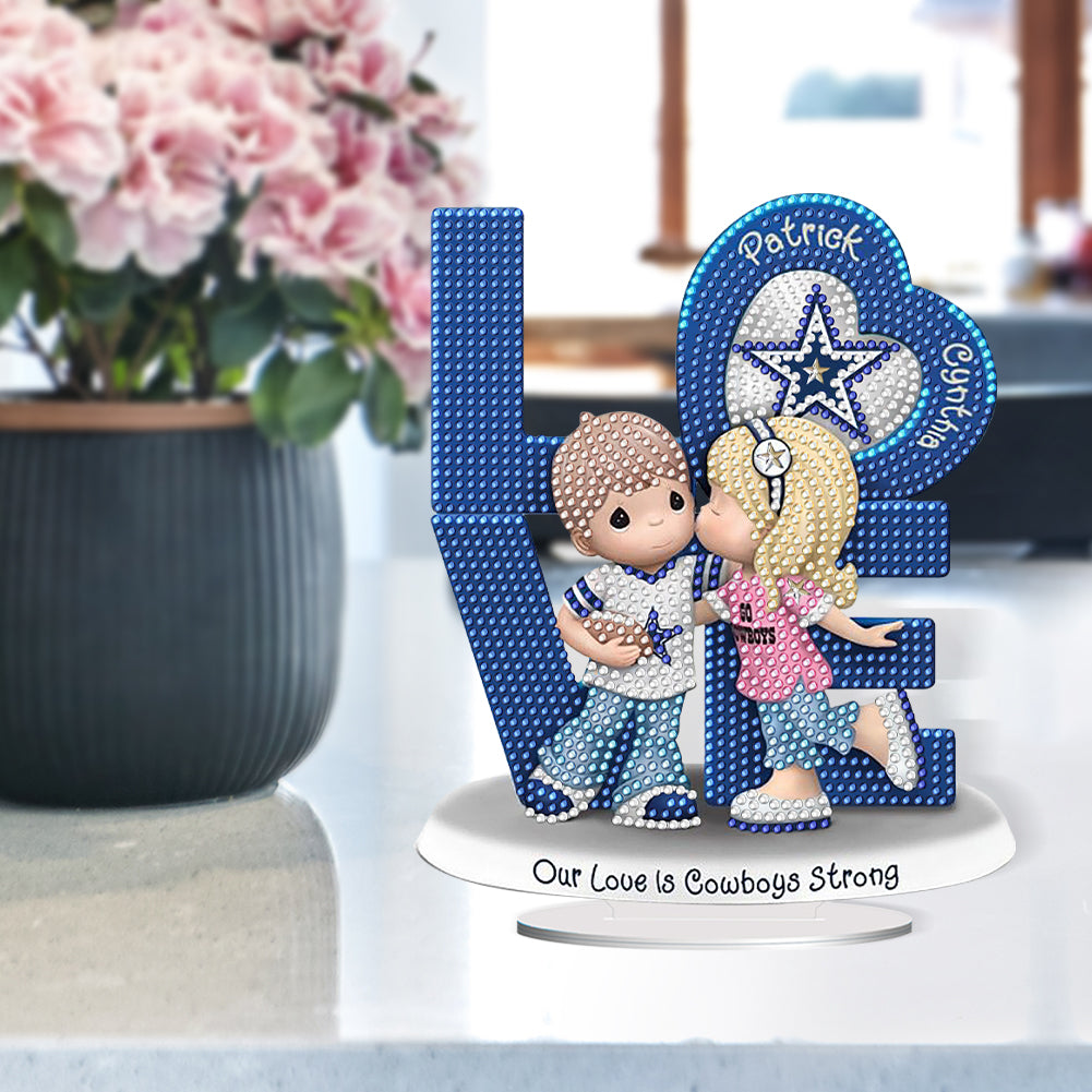 Warm Family Diamond Painting Desktop Ornaments Kit for Office Desktop Decor (#1)
