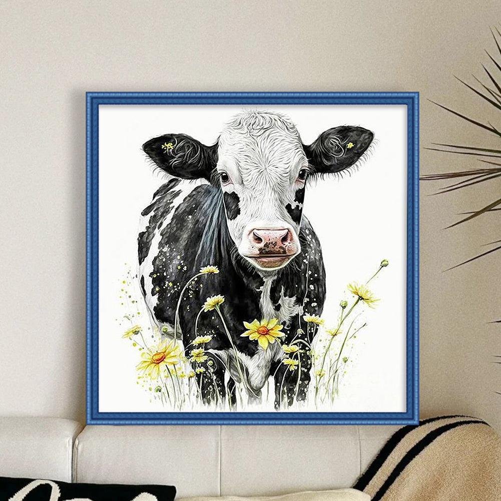 Daisy Wagyu - 11CT Stamped Cross Stitch 40*40CM