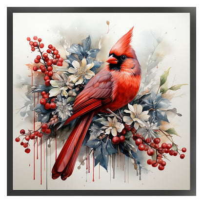 Cardinal - 11CT Stamped Cross Stitch 40*40CM