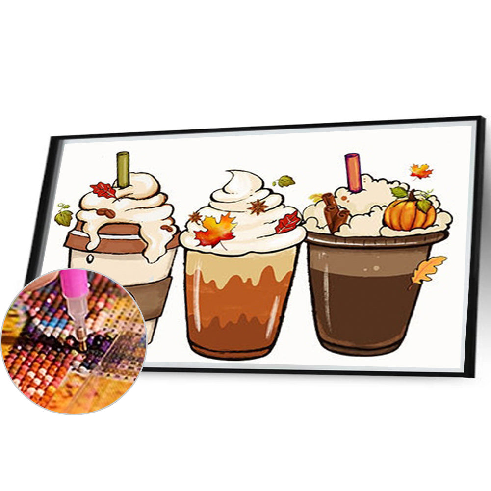 Ice Cream Cup - Full Round Drill Diamond Painting 50*30CM