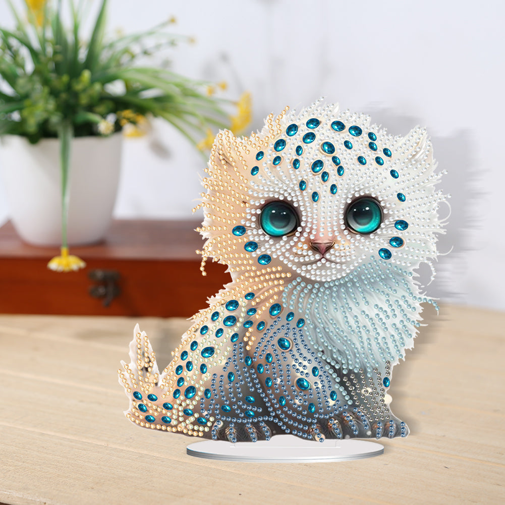 Acrylic Lion Raccoon Diamonds Painting Desktop Decorations for Office Decor (#3)