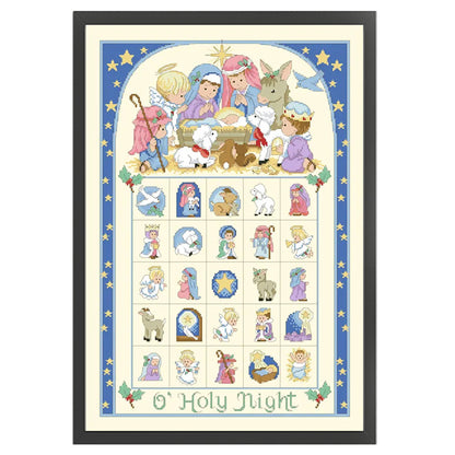 Cartoon Characters - 11CT Stamped Cross Stitch 50*70CM