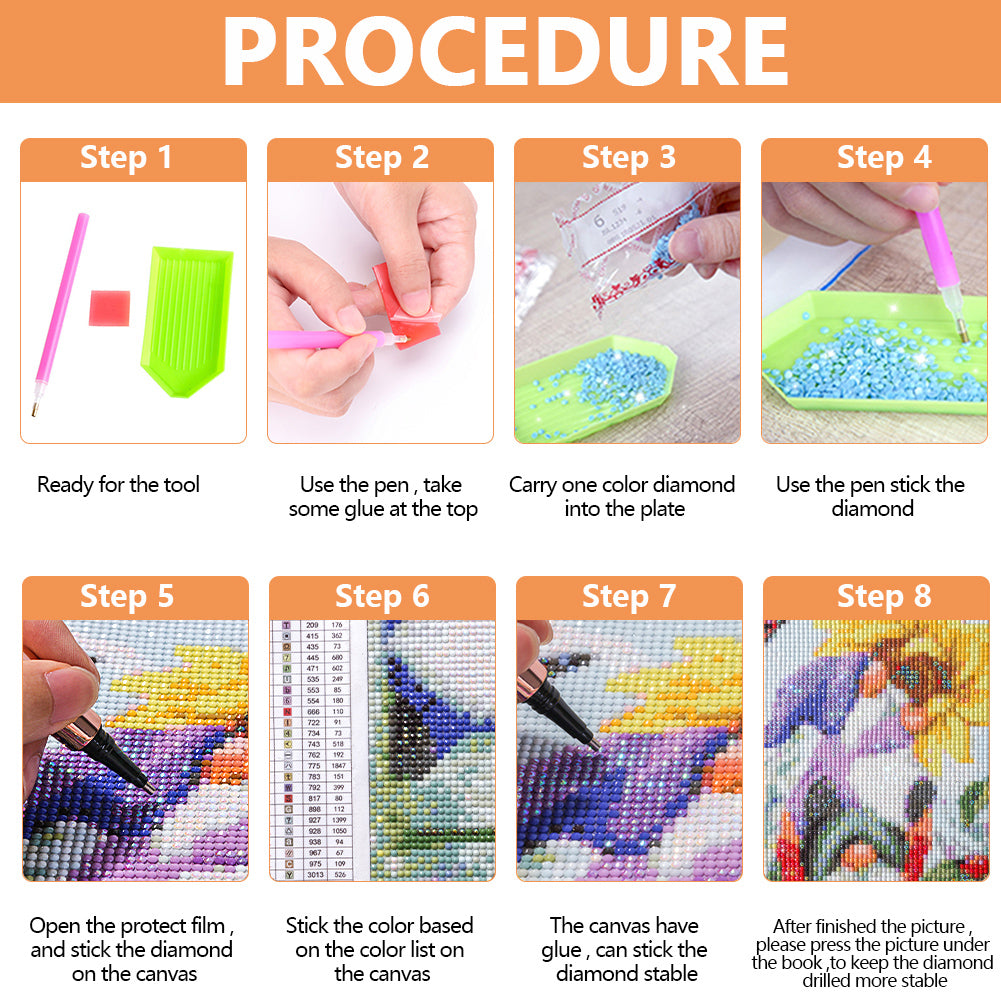 Mouse Parent-Child Time - Full Round AB Drill Diamond Painting 30*30CM