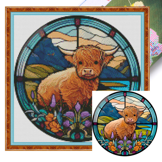 Yak - 11CT Stamped Cross Stitch 40*40CM