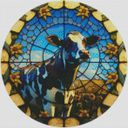 Dairy Cow - 11CT Stamped Cross Stitch 40*40CM