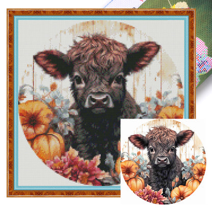 Yak - 11CT Stamped Cross Stitch 40*40CM