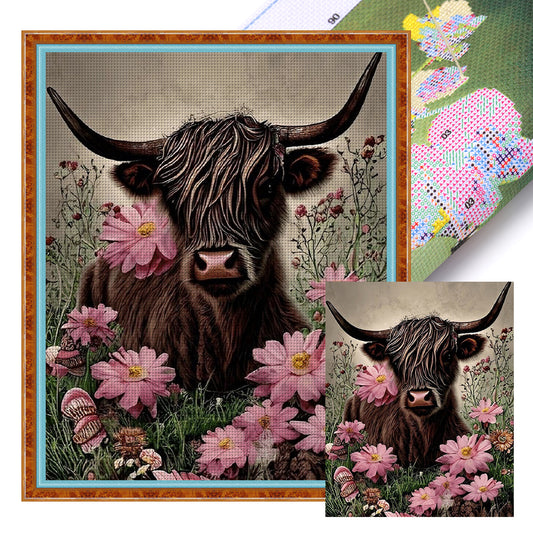 Ox - 11CT Stamped Cross Stitch 40*50CM