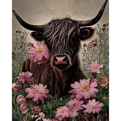 Ox - 11CT Stamped Cross Stitch 40*50CM