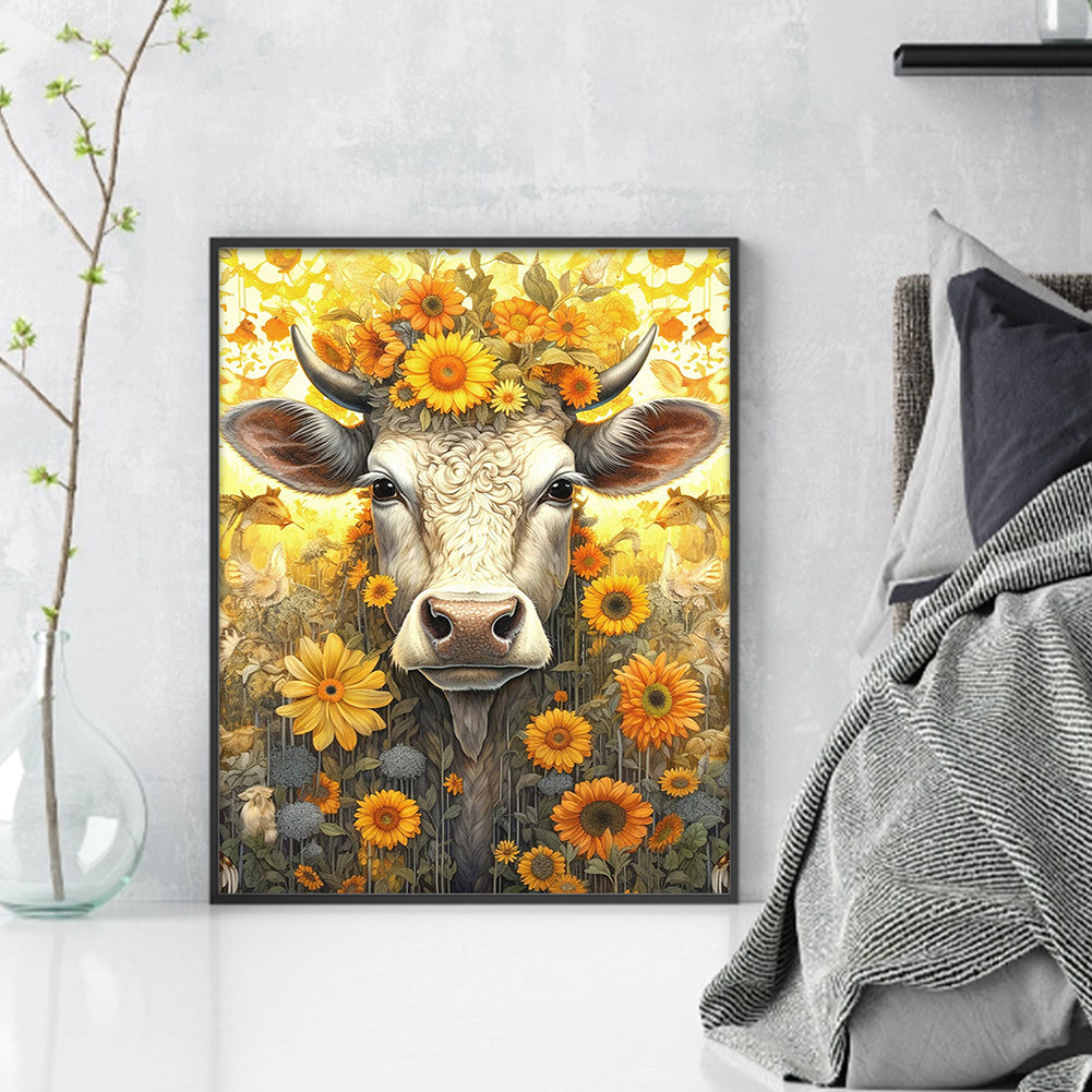 Ox - 11CT Stamped Cross Stitch 40*50CM