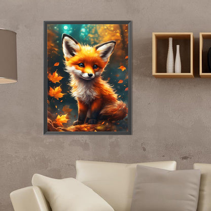 Fox - Full Round Drill Diamond Painting 30*40CM