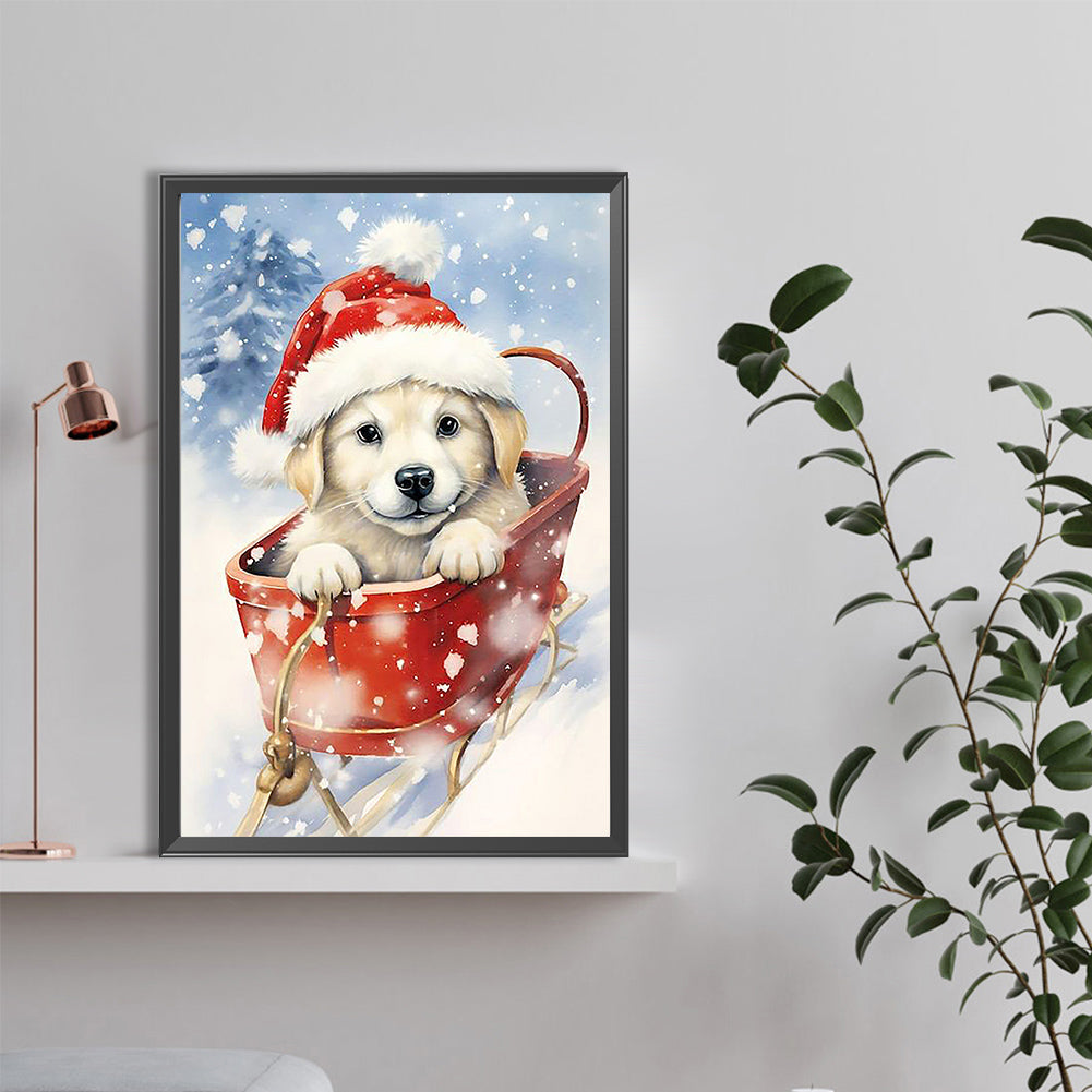 Dog Sledding - Full Round Drill Diamond Painting 40*60CM