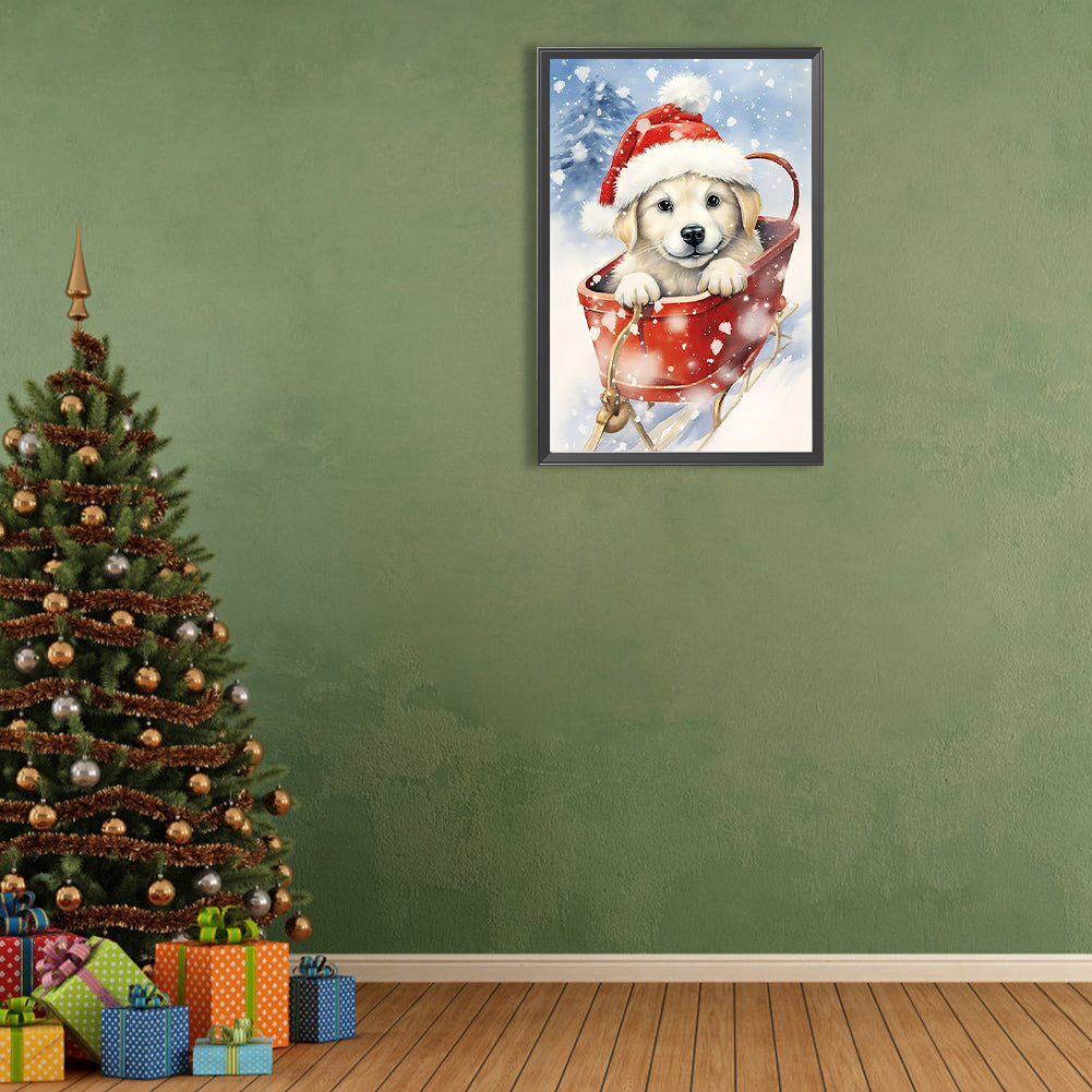 Dog Sledding - Full Round Drill Diamond Painting 40*60CM