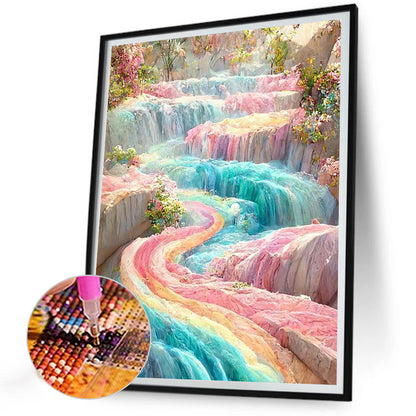 Rainbow Manor - Full Round Drill Diamond Painting 30*40CM