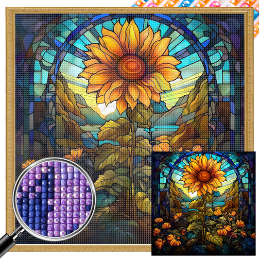 Flowers And Sunflowers - Full Square AB Drill Diamond Painting 30*30CM