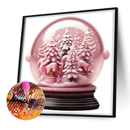 Christmas Crystal Ball - Full Round Drill Diamond Painting 30*30CM